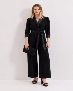 Black Tux Jumpsuit